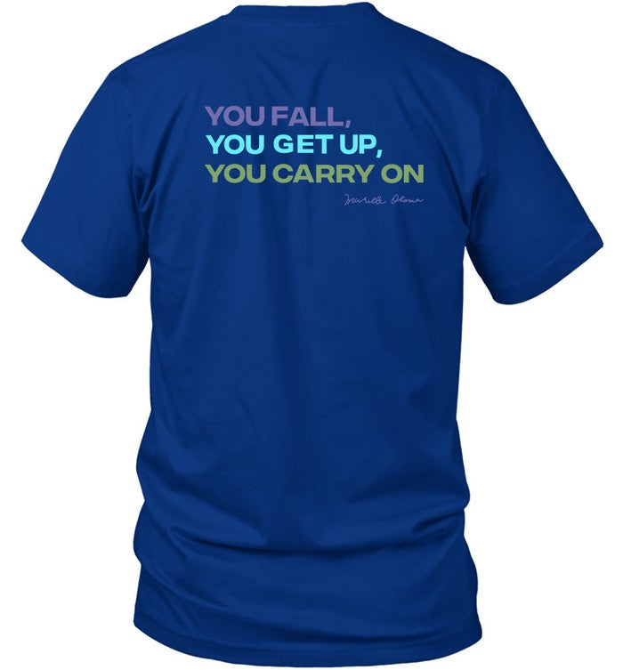 Tlwc You Fall You Get Up You Carry On Hoodie