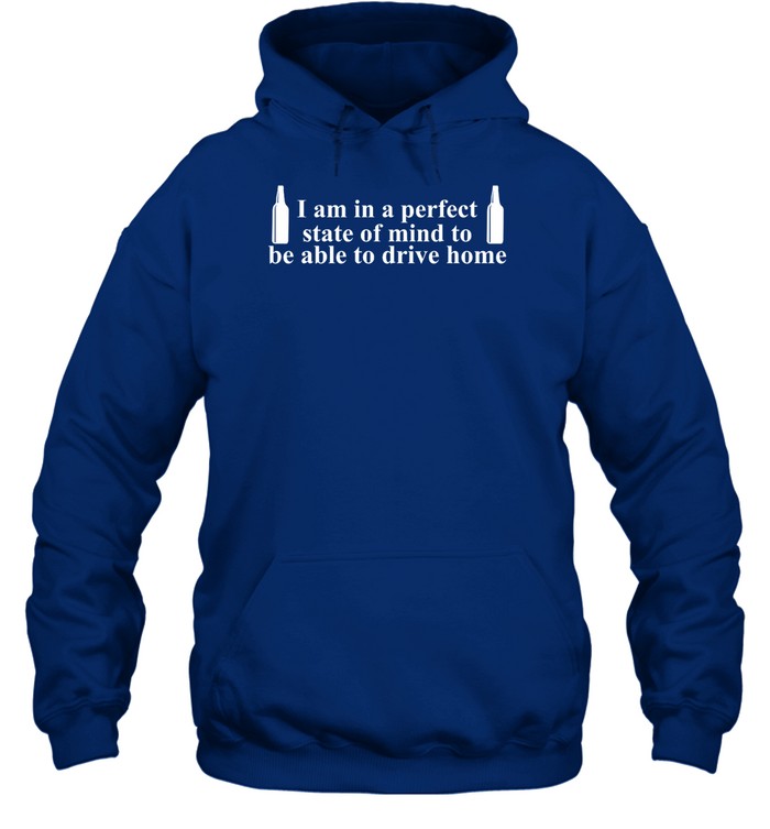 I Am In A Perfect State Of Mind To Be Able To Drive Home Hoodie