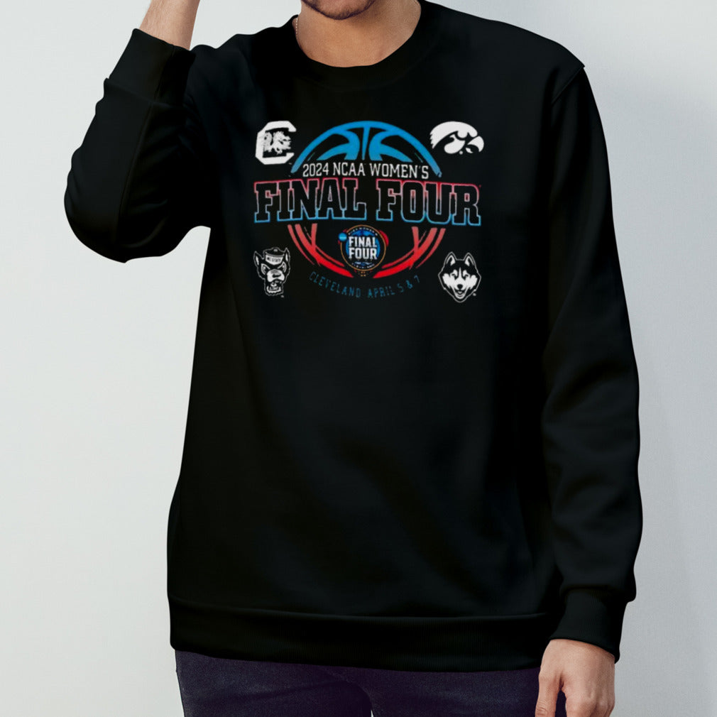 4 Teams 2024 NCAA Womensâ€™s Final Four Shirts