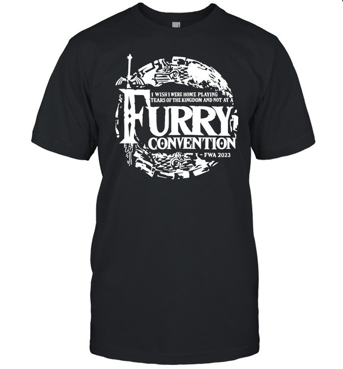 I Wish I Were Home Playing Tears Of The Kingdom And Not At A Furry Convention Fwa 2023 Hoodie