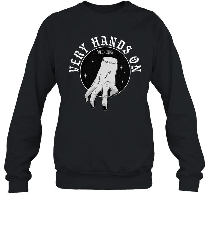Wednesday The Thing Very Hands On Hoodie