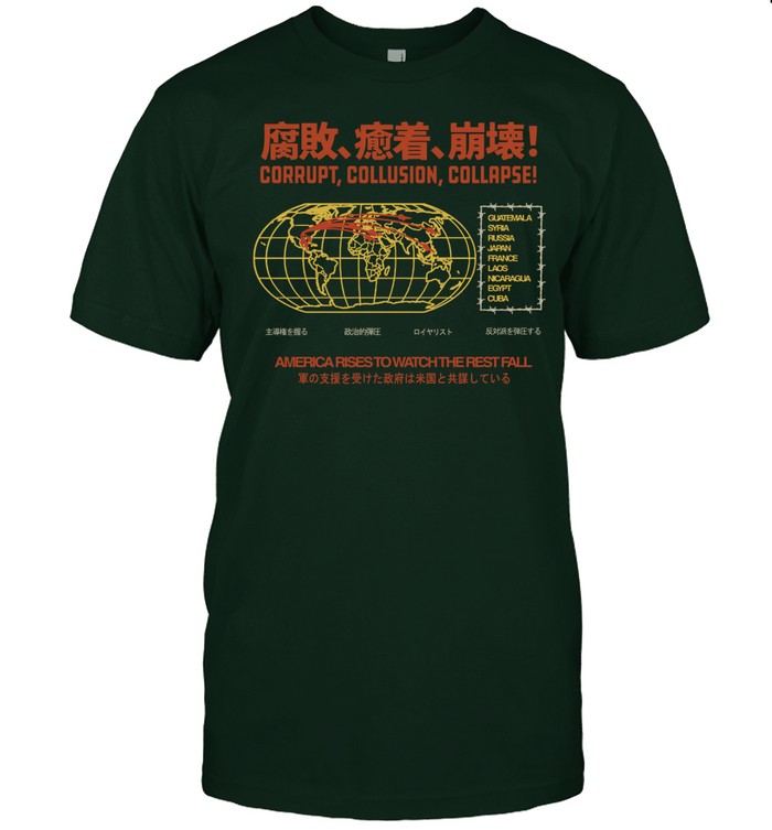 Corrupt, Collusion, Collapse Limited Tee Shirt