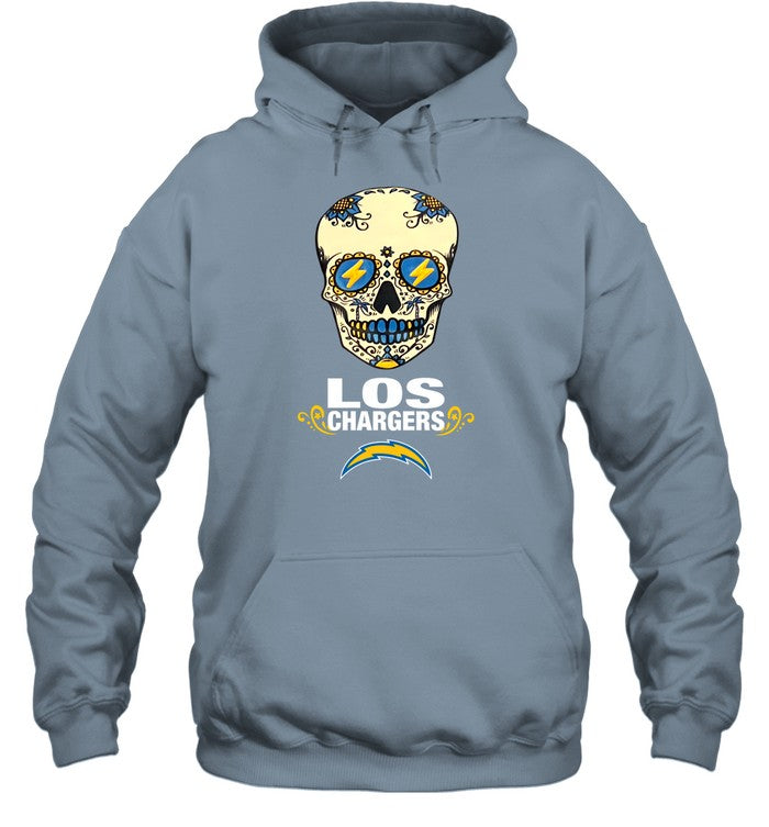 Skull Los Chargers Hoodie
