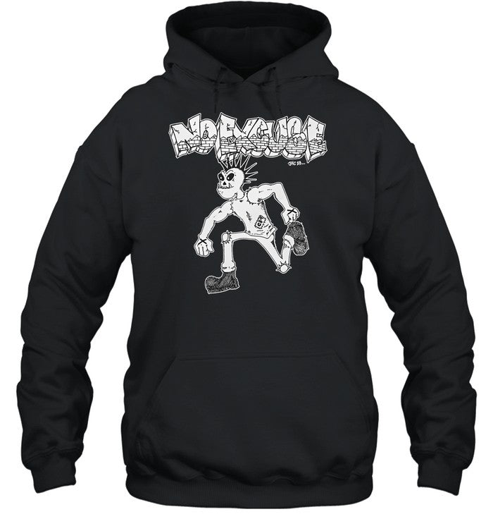 No Excuse Edge Punk Hoodie