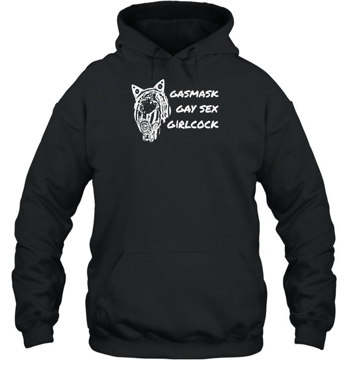 Gasmask Gay Sex Girlcock Hoodie