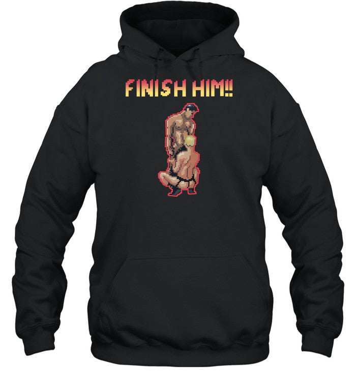 Finish Him Gaymer Hoodie
