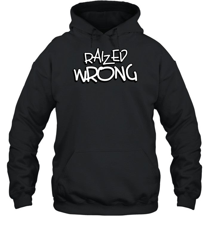 Raized Wrong Logo Hoodie