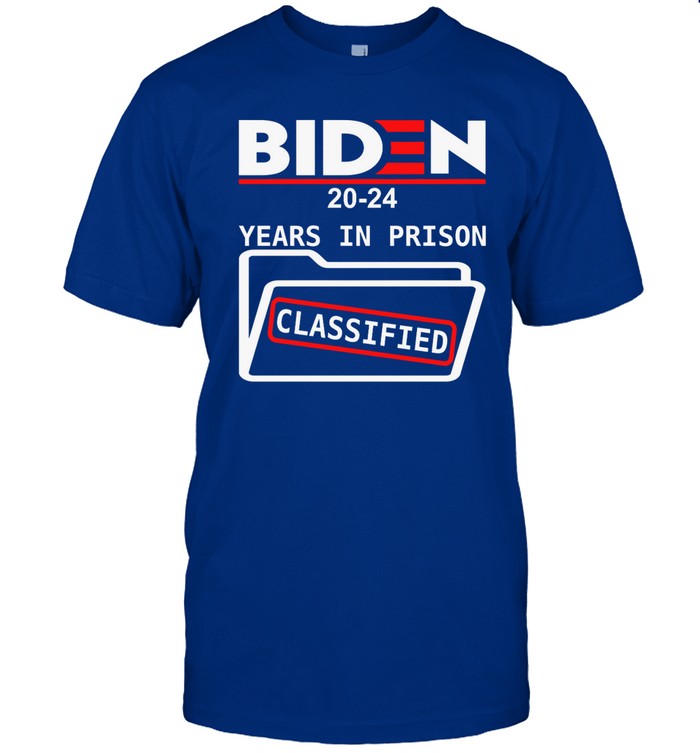Mrimprovise 82 Biden 2024 Years In Prison Classified Shirt