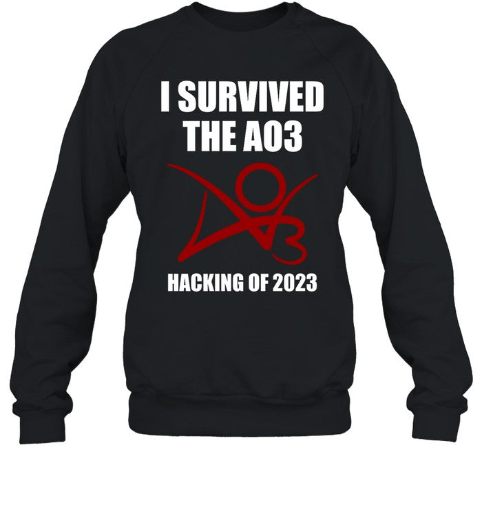 I Survived The Ao3 Hacking Of 2023 Hoodie