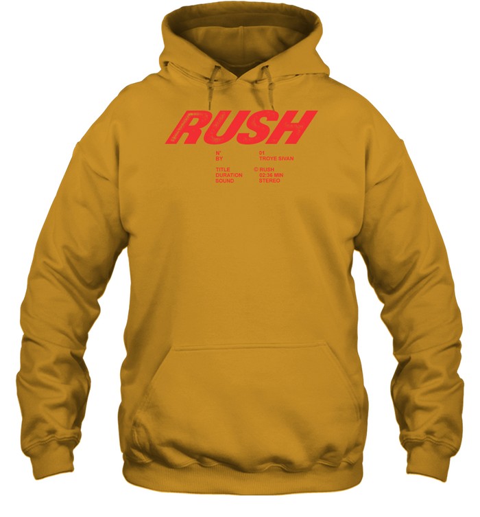 Troye Sivan Rush Hoodie