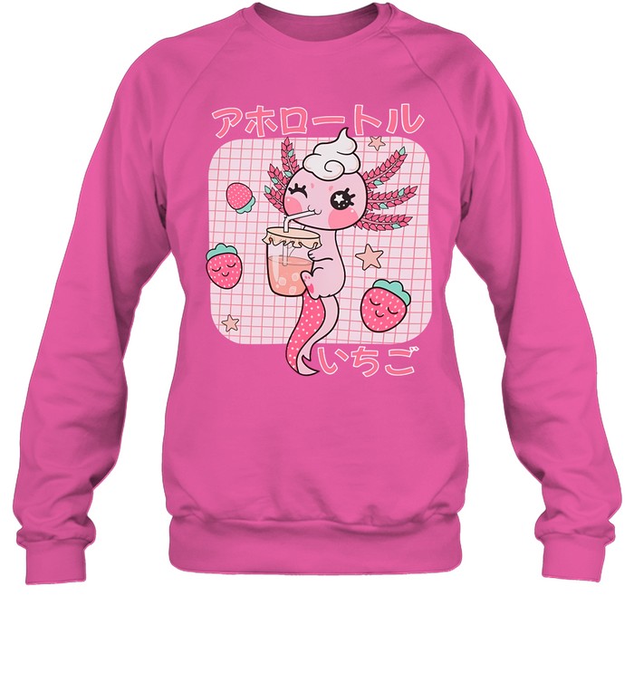 Strawberry Axolotl Hoodie
