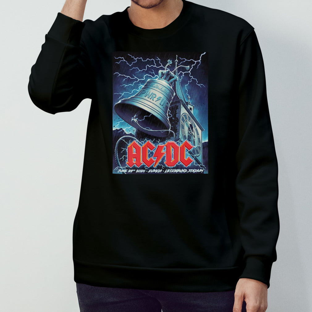 ACDC Show In Zurich Switzerland Tonight PWRUP Tour June 29th 2024 shirt