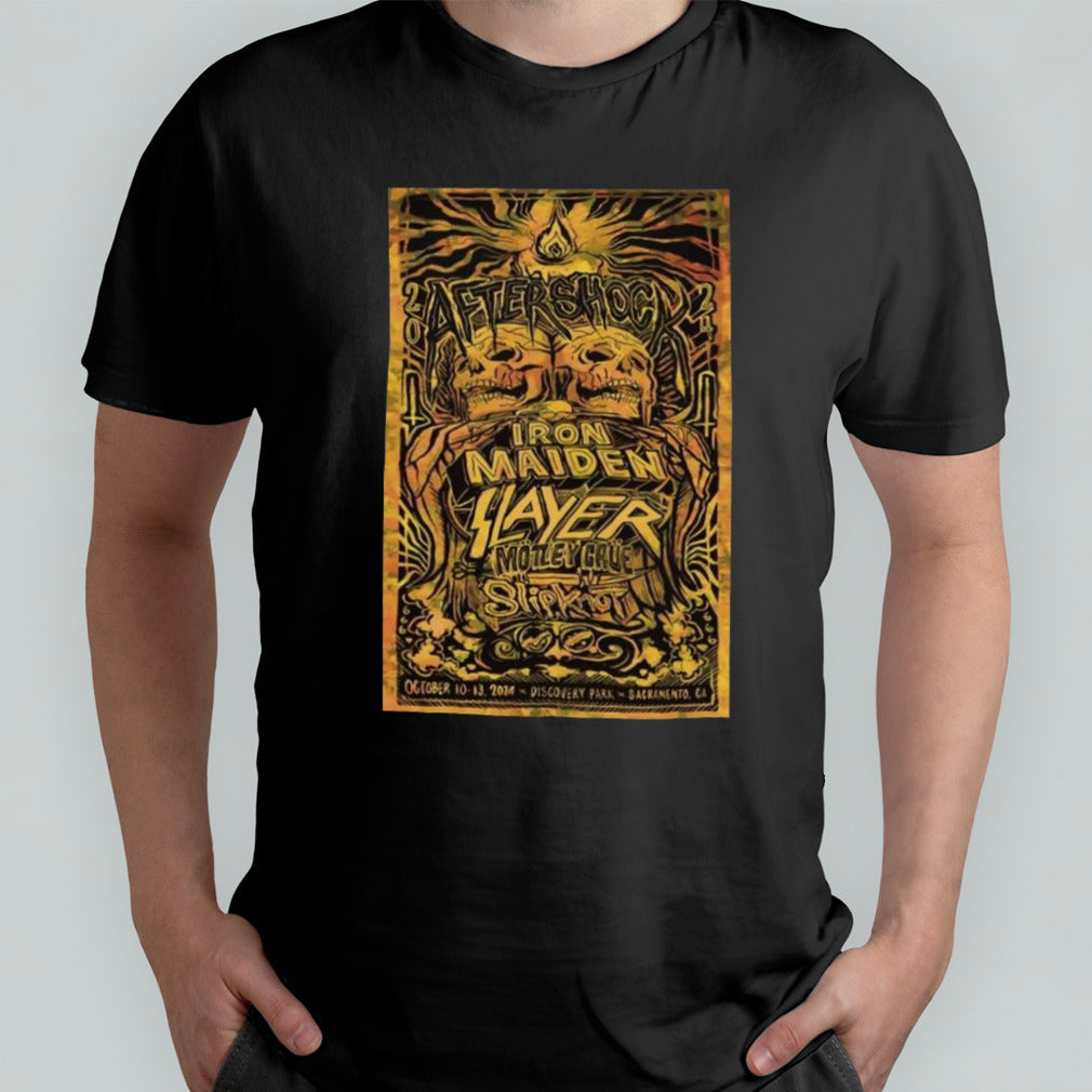 Aftershock Festival October 10-13 2024 At Discovery Park In Sacramento CA Poster T-shirt