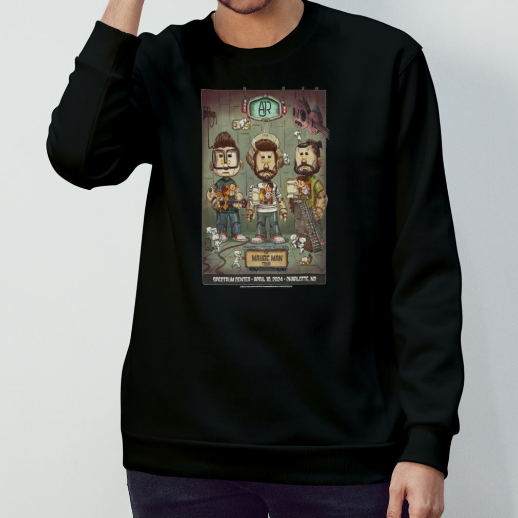 Ajr April 10 2024 Spectrum Center Charlotte Nc T-shirts