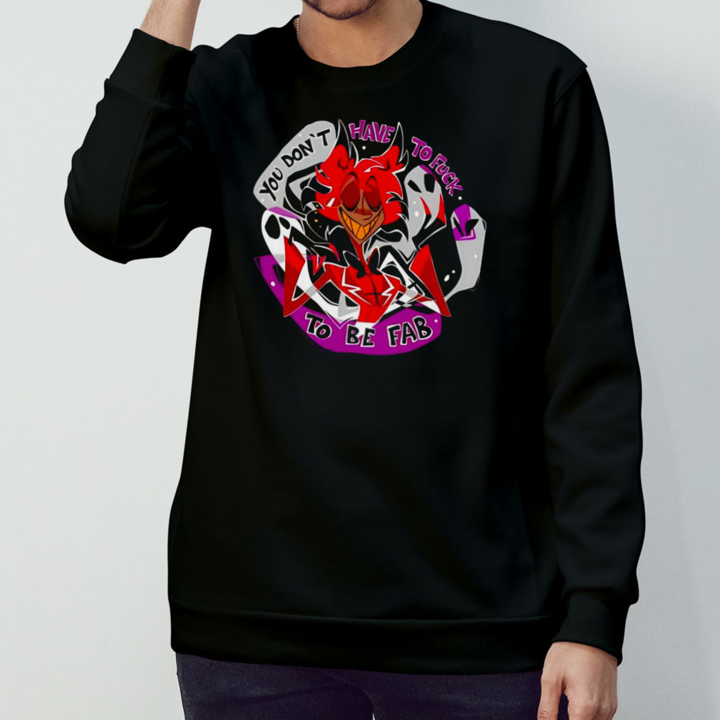 Alastor Asexual pride you donâ€™t have to fuck to be fab shirt