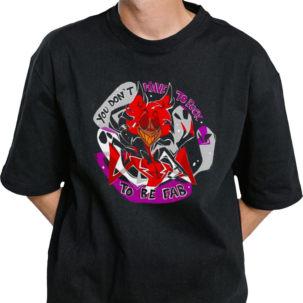 Alastor Asexual pride you donâ€™t have to fuck to be fab shirt