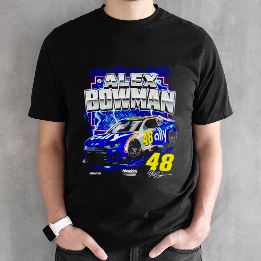 Alex Bowman Hendrick Motorsports Team Collection Ally Darlington Throwback shirs