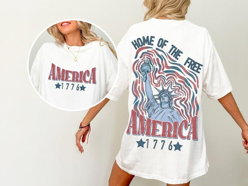 America 1776 Shirt, July 4th Tshirt, Patriotic Shirt, America Shirt