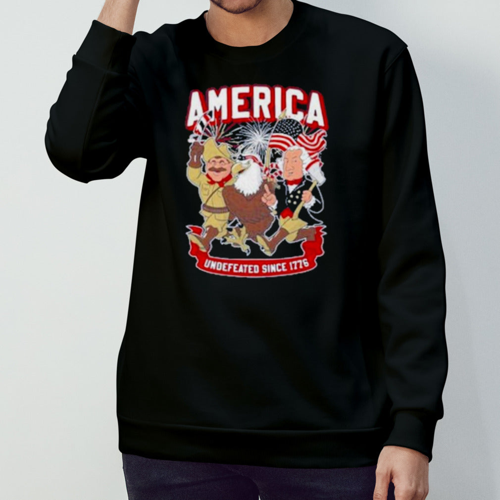 America Team Undefeated Since 1776 Shirt