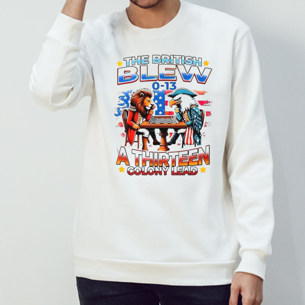 American Patriot The British Blew 13 Colony Lead Shirt