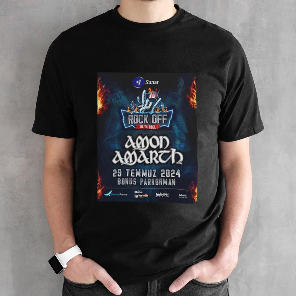 Amon Amarth Show 2024 In Turkey On July 29 At Bonus Parkorman Temmuz 2024 shirt