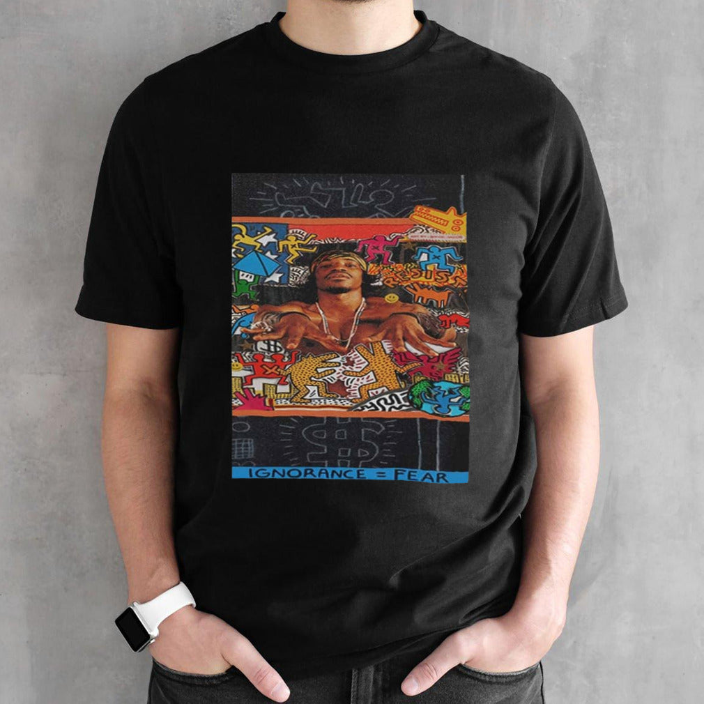 Andre 3000 x Keith Haring Wallpaper 2024 shirt