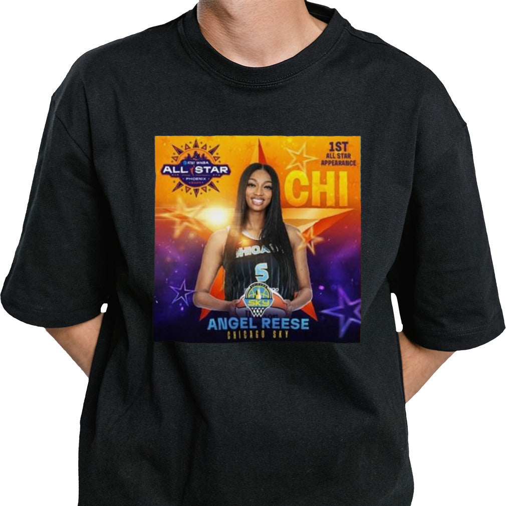 Angel Reese Of The Chicago Sky 2024 WNBA All Star Phoenix Poster T-shirt