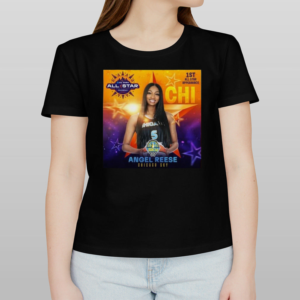 Angel Reese Of The Chicago Sky 2024 WNBA All Star Phoenix Poster T-shirt