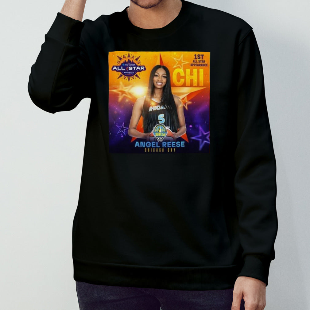 Angel Reese Of The Chicago Sky 2024 WNBA All Star Phoenix Poster T-shirt