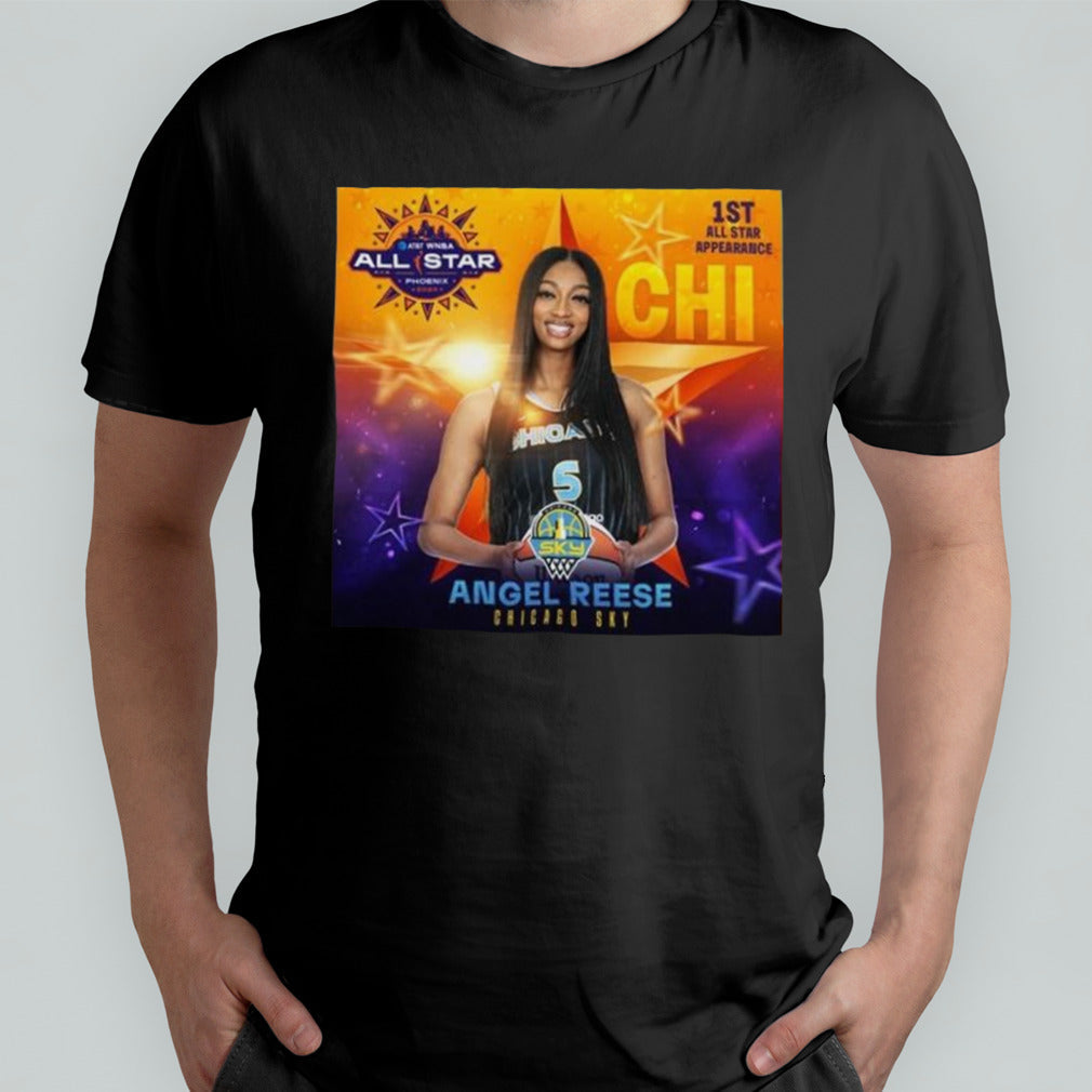 Angel Reese Of The Chicago Sky 2024 WNBA All Star Phoenix Poster T-shirt
