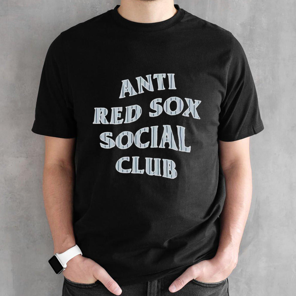 Anti Red Sox Social Club New York baseball shirts