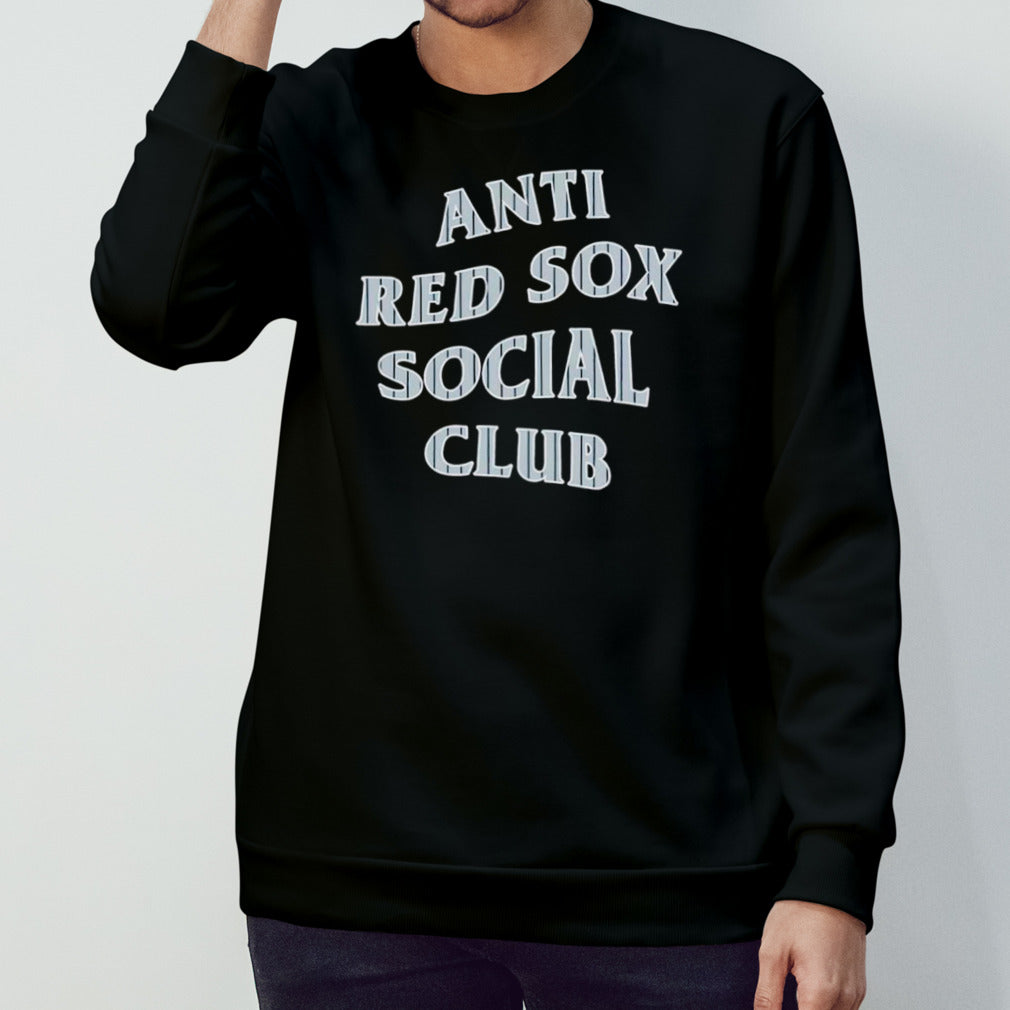 Anti Red Sox Social Club New York baseball shirts