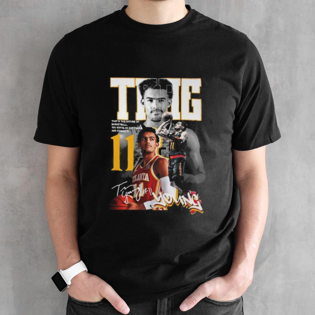 Atlanta Hawks Basketball Team Trae Young True Star Signature 2024 Shirt