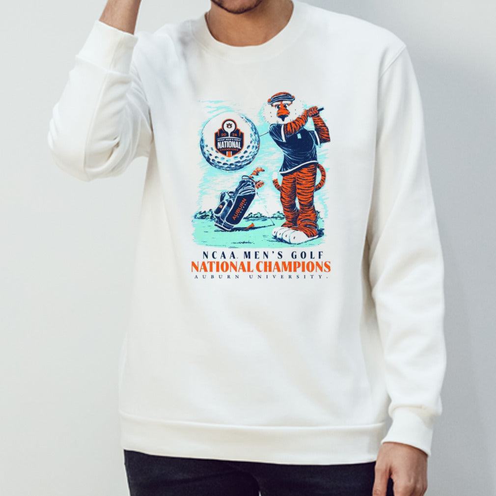 Auburn Tigers NCAA Menâ€™s Golf National Champions 2024 shirt