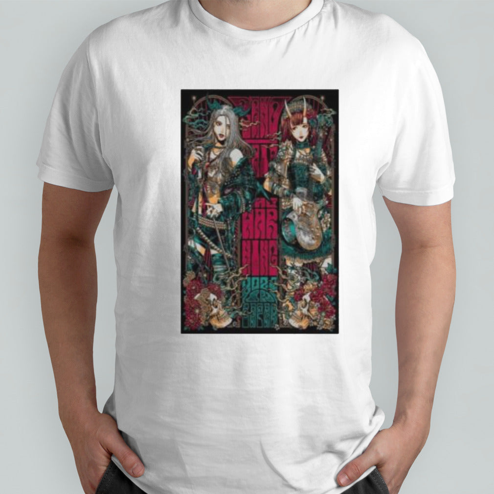 BAND-MAID Ã— The Warning June 12, 2024 In Japan Show Poster Shirt