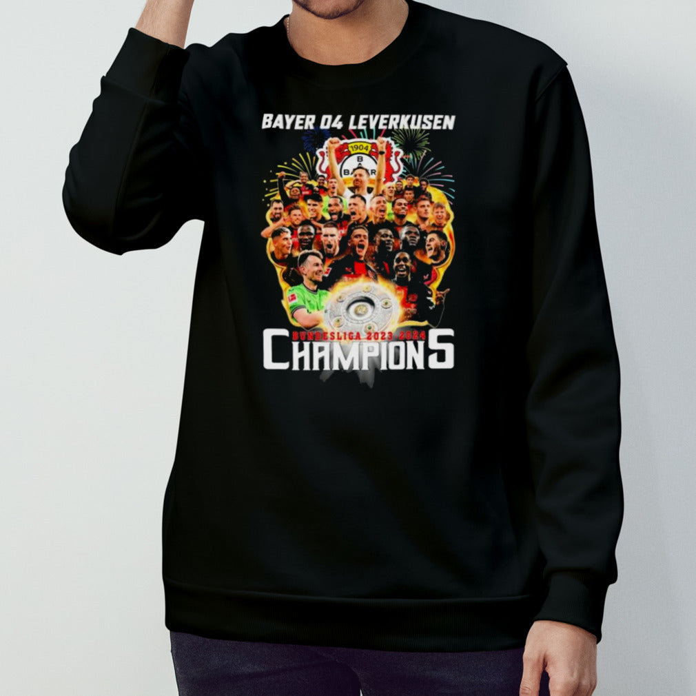Bayer 04 Leverkusen 2024 Bundesliga Champions shirts
