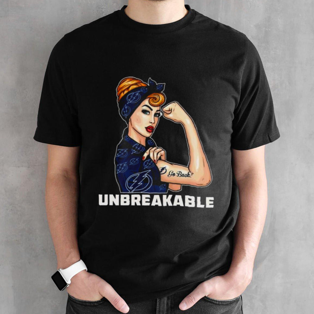 Beautiful Girl Unbreakable Go Tampa Bay Lightning Shirt