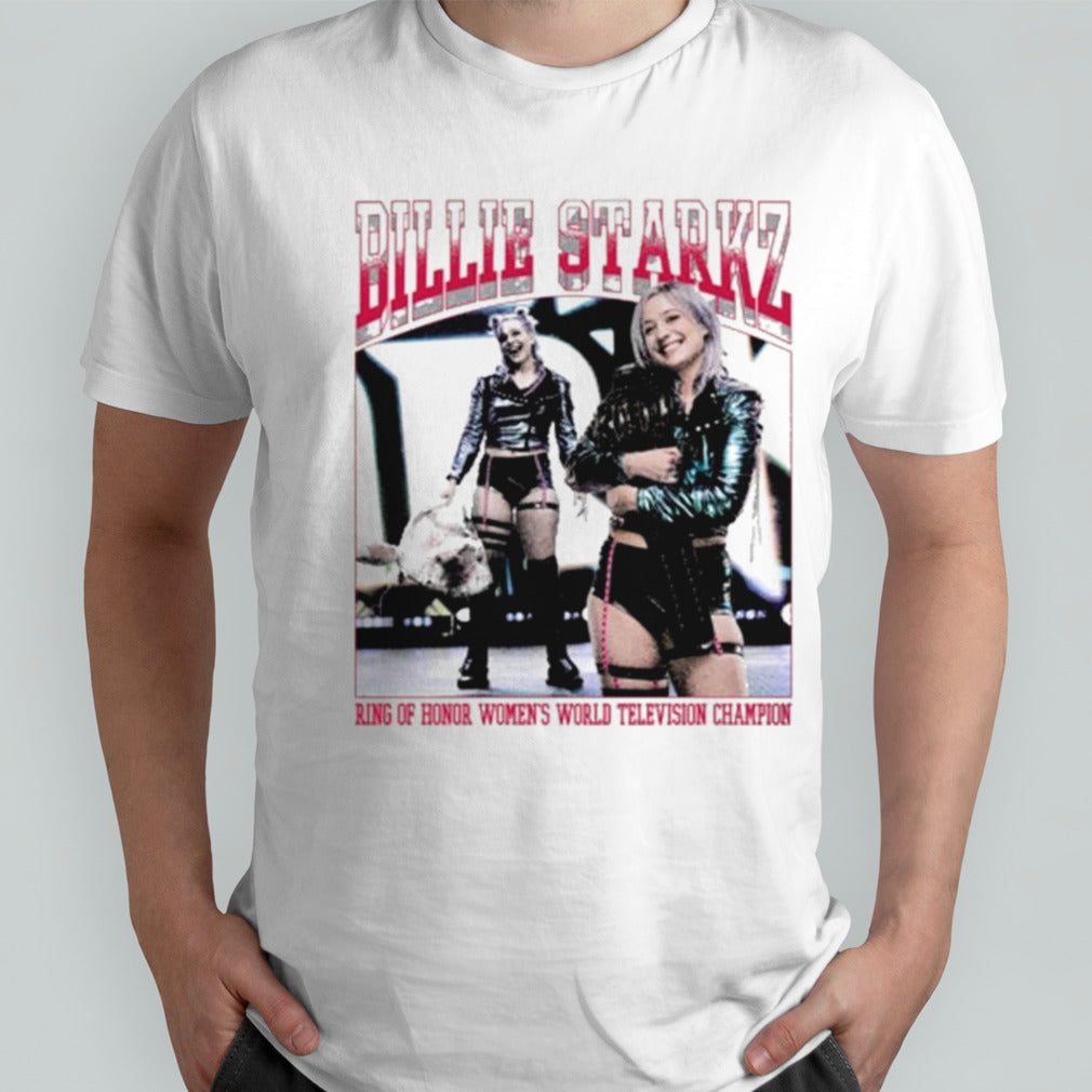 Billie Starkz Ring Of Honor Womenâ€™s World Television Champion T-Shirt