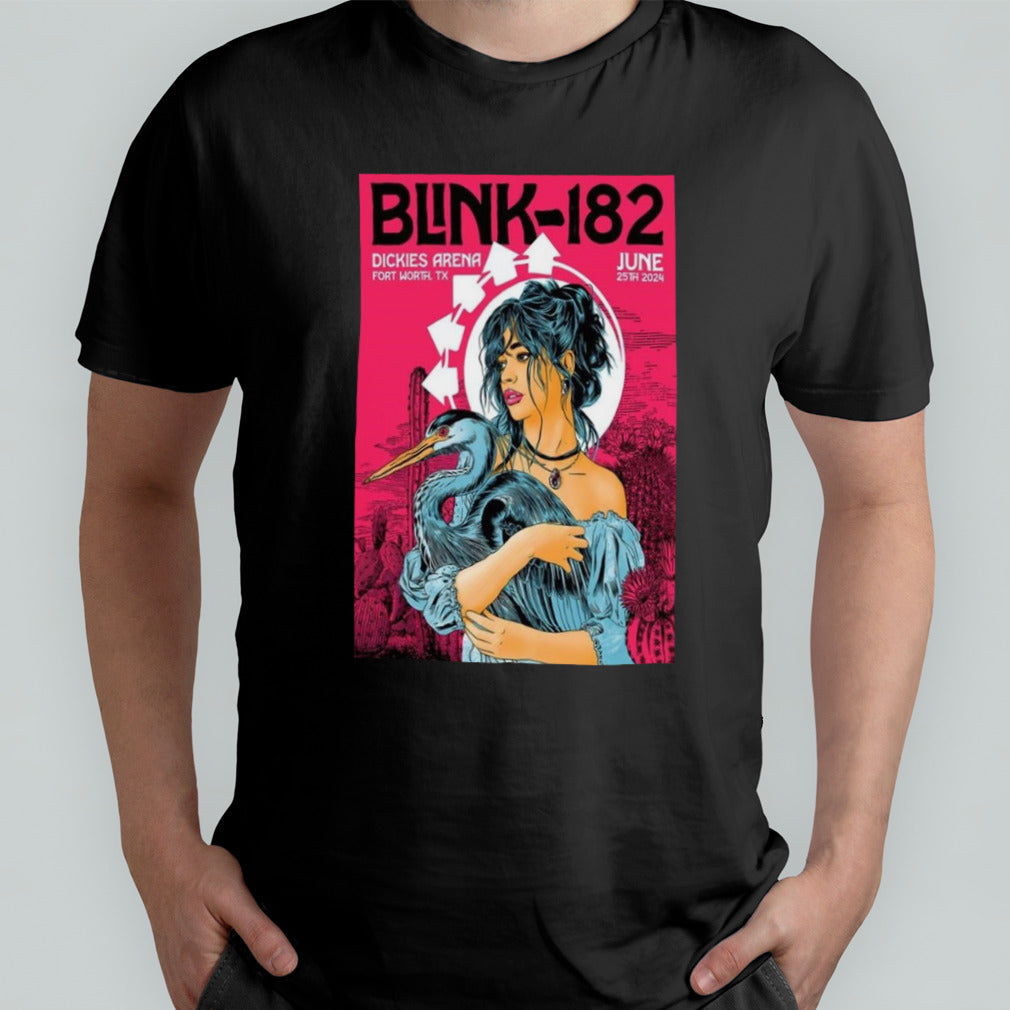 Blink-182 At Dickies Arena In Fort Worth, TX On June 25 2024 Poster Shirt