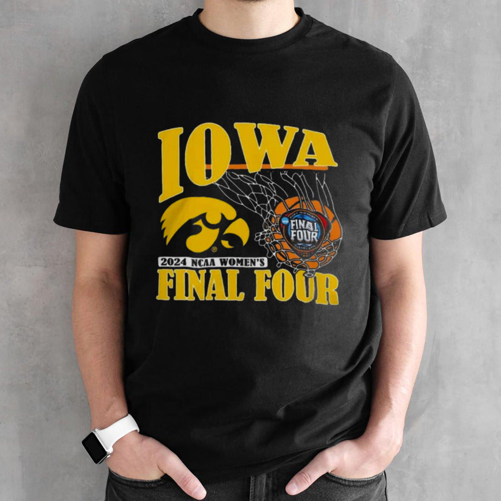 Blue 84 Iowa Hawkeyes 2024 Womensâ€™s Final 4 Lift Me T-Shirts