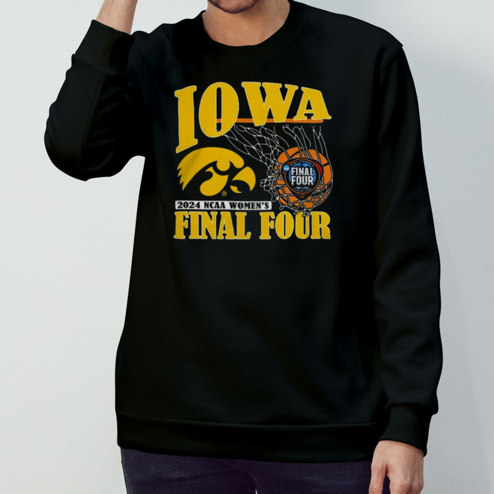 Blue 84 Iowa Hawkeyes 2024 Womensâ€™s Final 4 Lift Me T-Shirts
