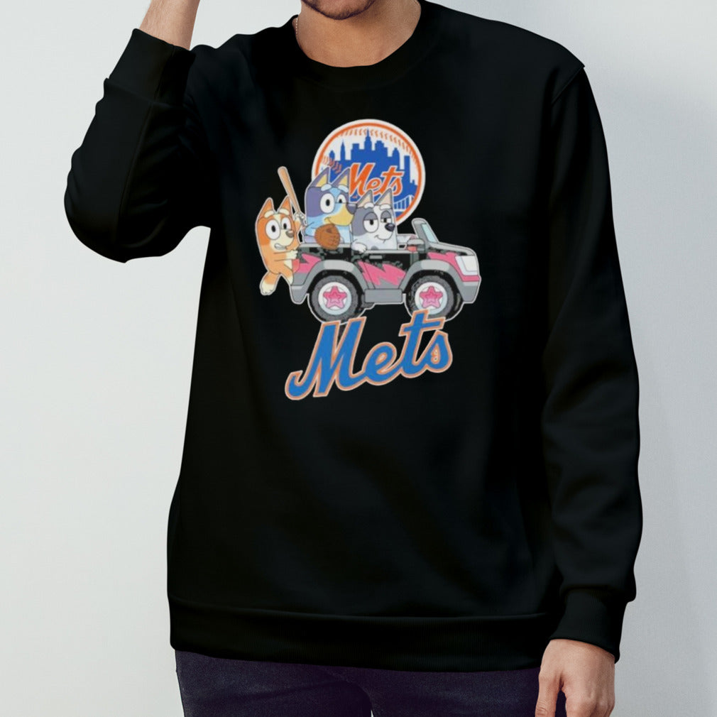 Bluey Characters New York Mets Shirt