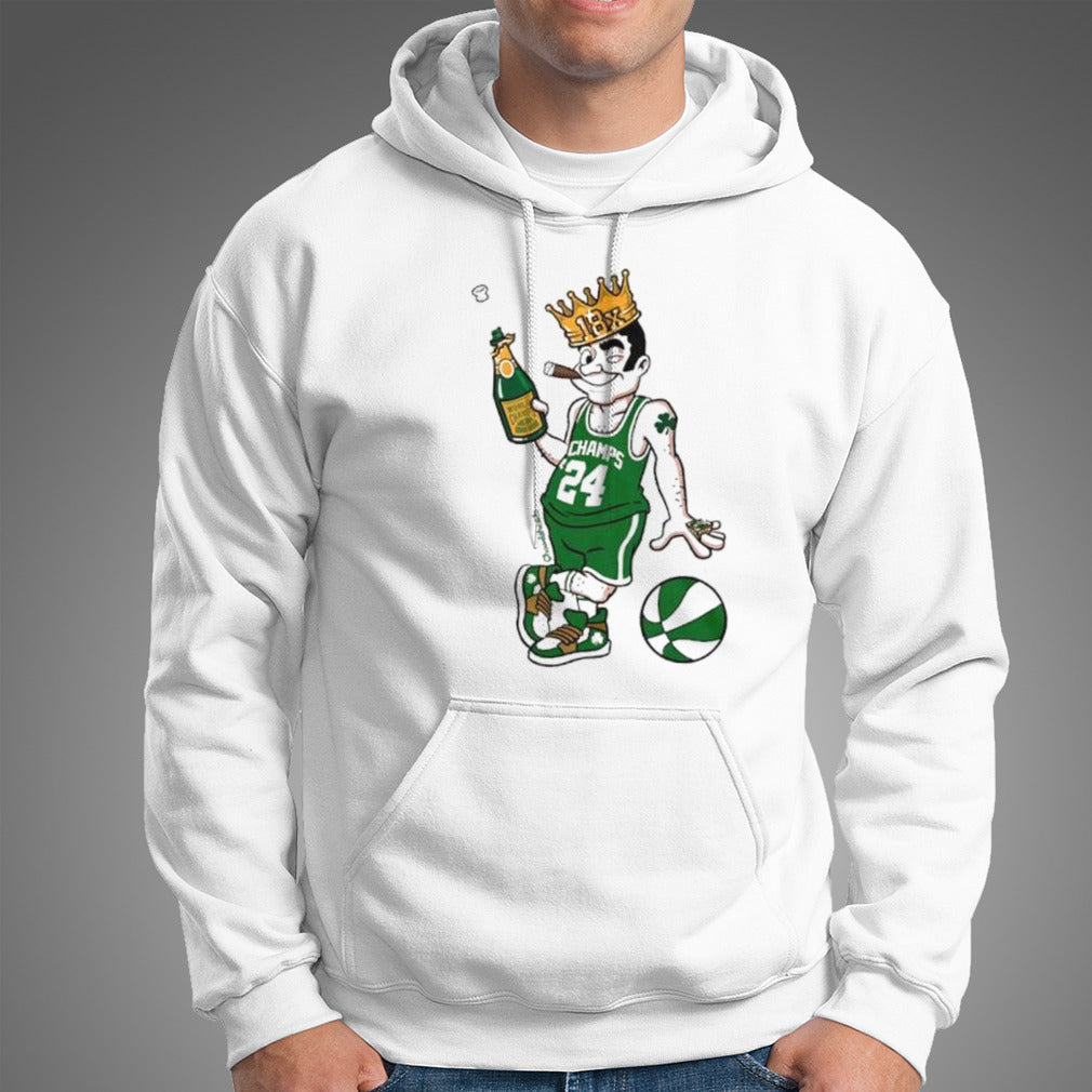 Boston Celtics 18x Boston Basketball Champions Leprechaun T-Shirt