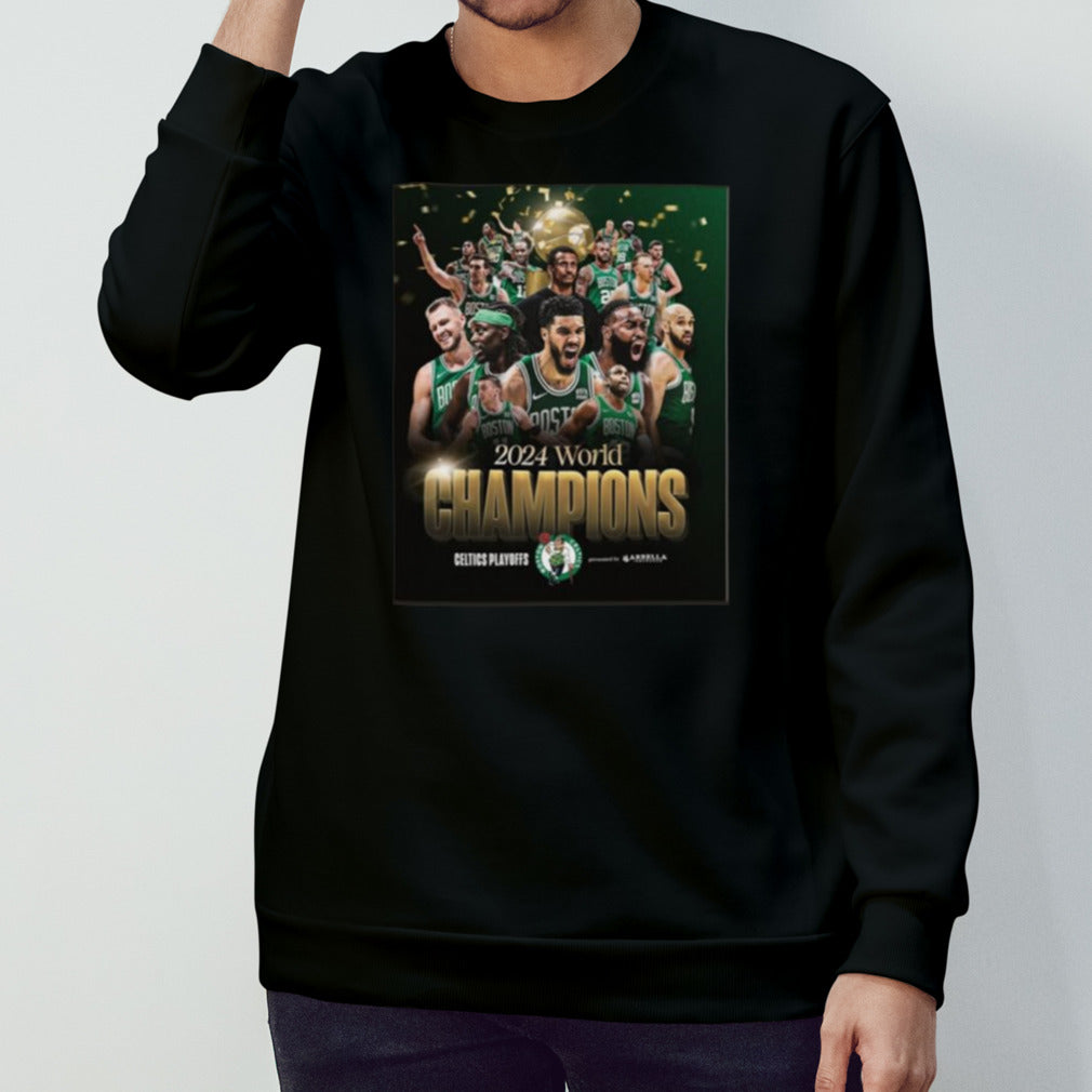 Boston Celtics 2024 World Champions Poster Shirt