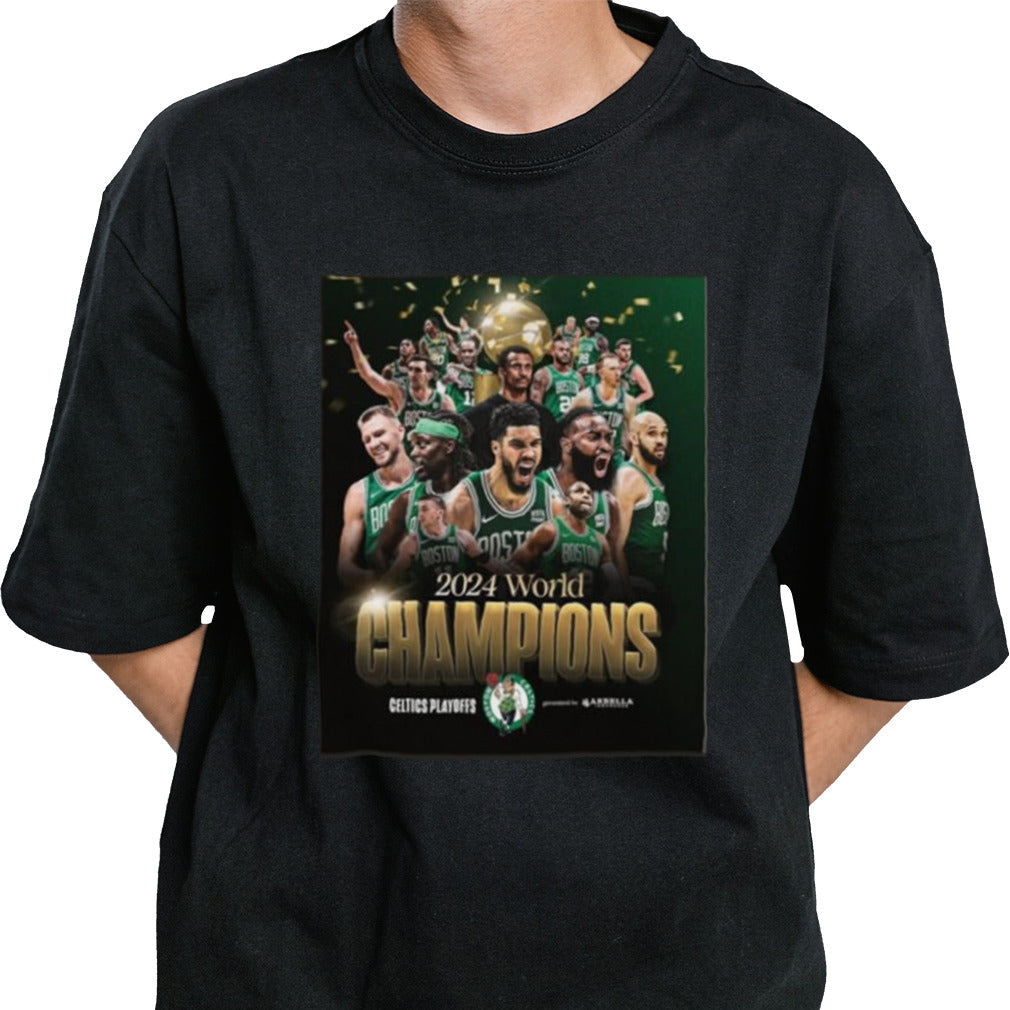 Boston Celtics 2024 World Champions Poster Shirt