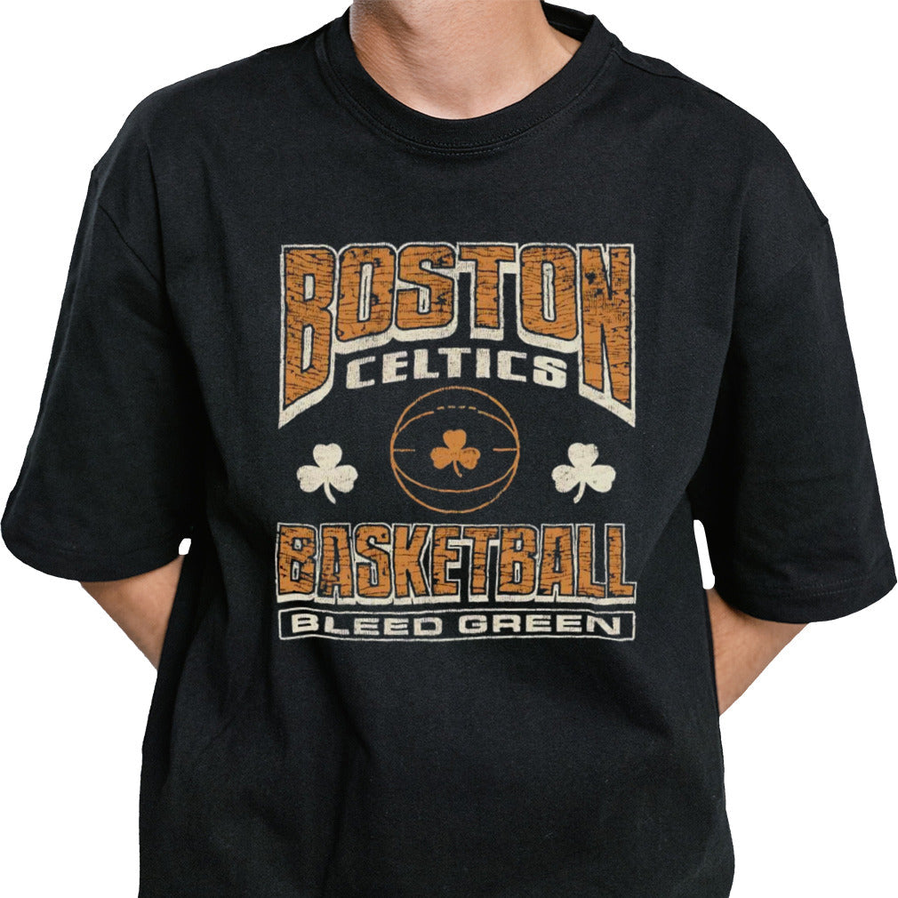Boston Celtics Bleed green baseball vintage shirt