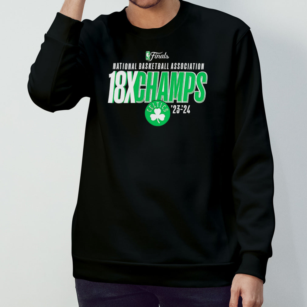 Boston Celtics National Basketball Association 18X Champs shirt