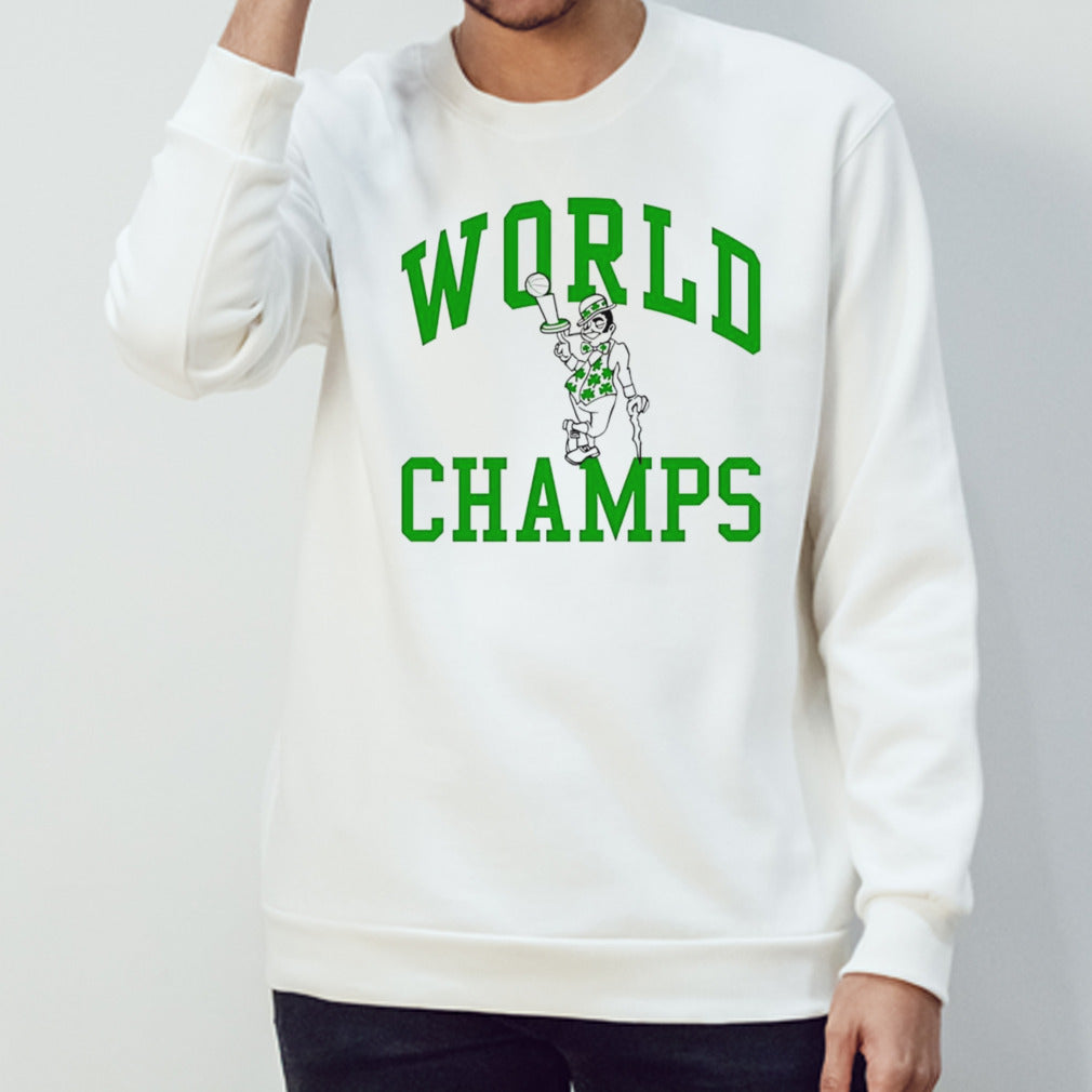 Boston Celtics world champs mascot shirt