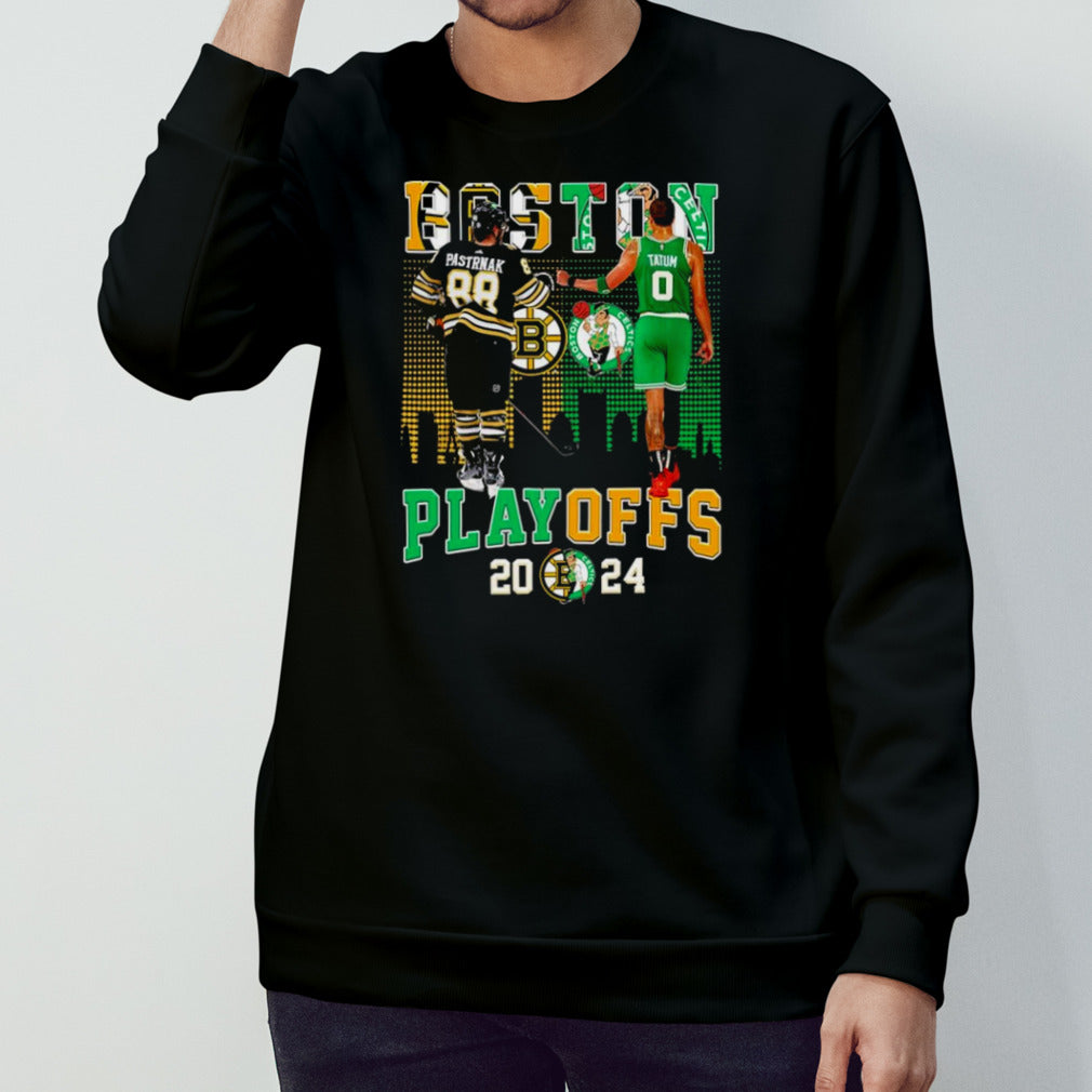 Boston Sports Teams David Pastrnak And Jayson Tatum Playoffs 2024 shirt