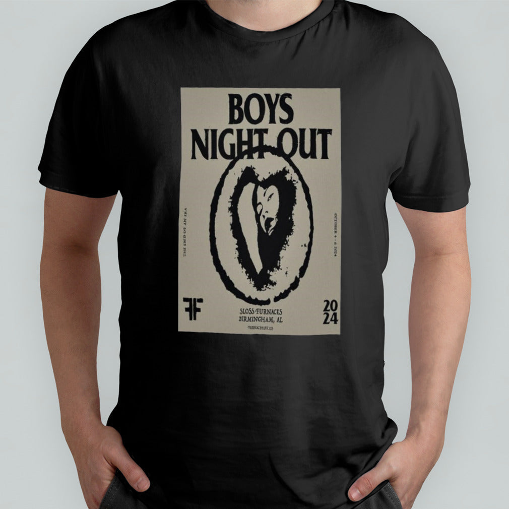 Boys Night Out Oct 4-6 2024 Furnaces Fest Birmingham AL Poster Shirt